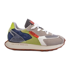 Herre sportssneakers Memory Foam System Big Star NN174344 Grå