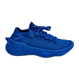 Blå Slip-On Sportssko til kvinder Juhitha