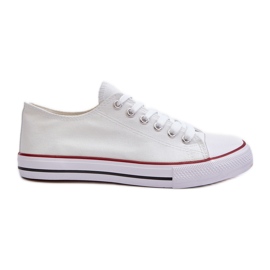 Klassiske lave sneakers til kvinder, hvid Caelira