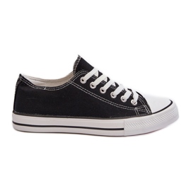 Klassiske lave sneakers til kvinder, sort Caelira