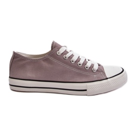 Klassiske lave sneakers til kvinder, grå Caelira