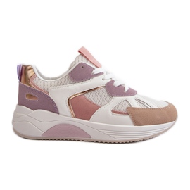 Sneakers med platform til kvinder Lilla Lenivia hvid