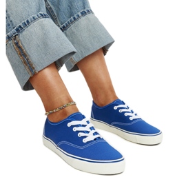 Blå klassiske Erla sneakers