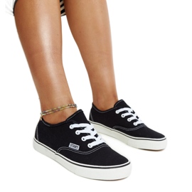 Sorte klassiske Erla sneakers