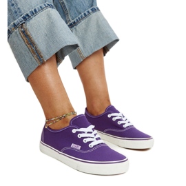 Lilla klassiske Erla sneakers violet