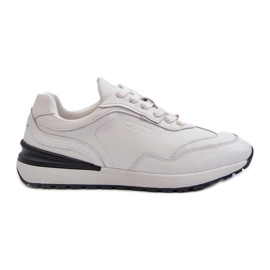 Herre lædersneakers Big Star NN174288 Hvid