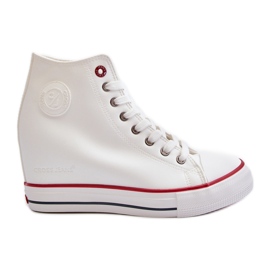 Kvinder Wedge Sneakers Cross Jeans NN2R4004 Hvid