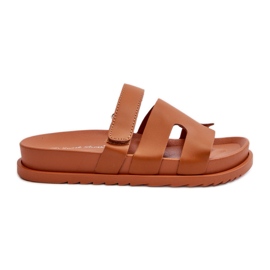 Klassiske kvinders Camel Molie flip-flops brun