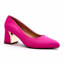 Seastar Fuchsia Stelloria pumps med høj hæl lyserød