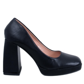 Nessa Black højhælede pumps sort