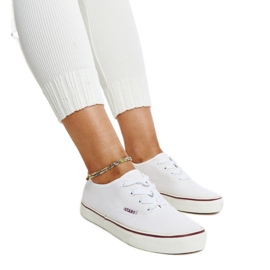 Hvide klassiske Erla sneakers
