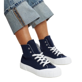 Marineblå Vinka high-top sneakers