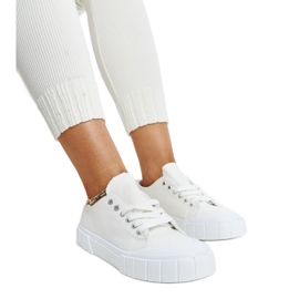 Eduards sneakers i hvidt stof