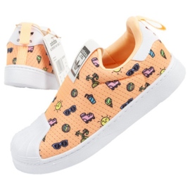 Adidas Superstar Jr GX3301 sko orange