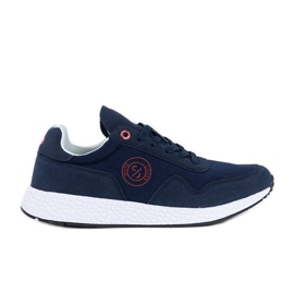 Marineblå herre Cross Jeans sneakers