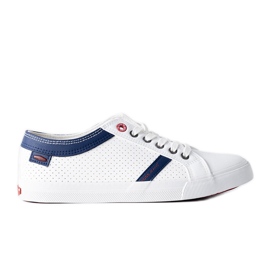 Hvide Cross Jeans sneakers til mænd