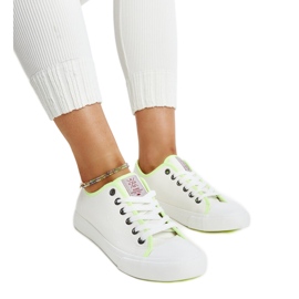 Hvide damesneakers med Cross Jeans farve