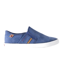 Blå herre Cross Jeans sneakers