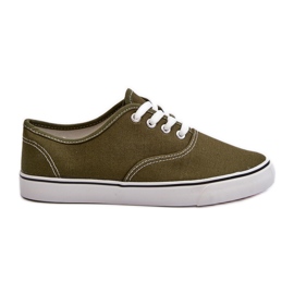 Klassiske damesneakers sneakers mørkegrønne Olvali
