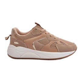 Platform sneakers til kvinder Brun Lenivia