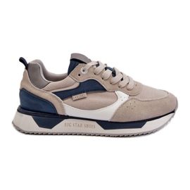 Herresneakers Memory Foam System Big Star NN174348 Grå