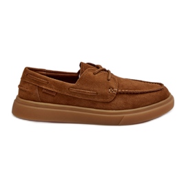 Ruskind Brogues til mænd Moccasins Big Star NN174198 Camel brun
