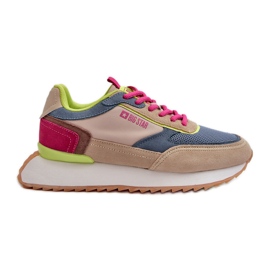 Damesneakers Memory Foam System Big Star NN274692 Multicolor blå