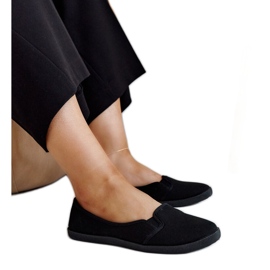 Sorte Wordana slip-on sneakers