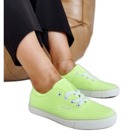 Lime klassiske Erla sneakers grøn