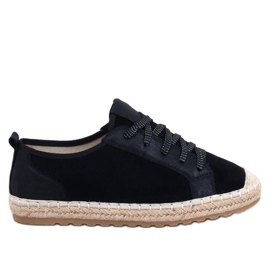 Felix Black espadrille sneakers sort