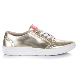 KYLIE gyldne sneakers gylden