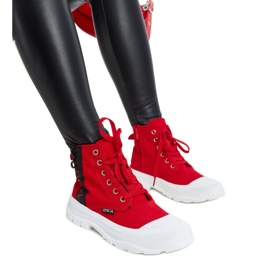 Yorda høje røde sneakers