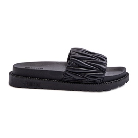 Flip-flops til kvinder på Big Star Platform NN274A745 Sort