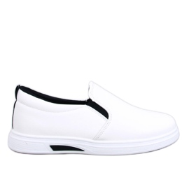 Alliot White slip-on sneakers hvid