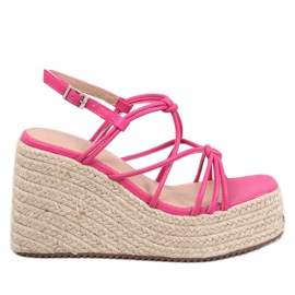 Pascai Fuchsia kile espadrillesandaler lyserød