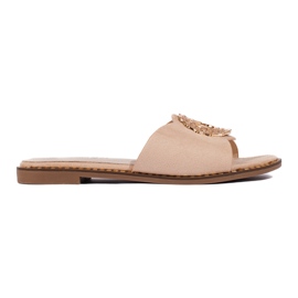 Goodin Damesko i beige ruskind