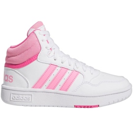 Adidas Hoops 3.0 Mid K IG3716 sko hvid