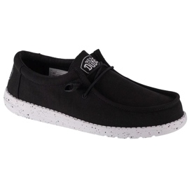 Hey Dude Wally Slub Canvas W 40009-001 sko sort