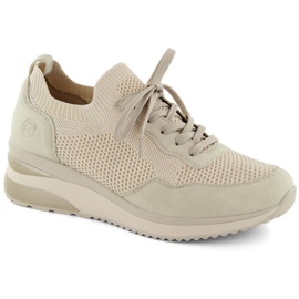 Rieker Komfortable Remonte W RKR693 beige sportssko