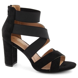 EVento W EVE443A sandaler med sort hæl