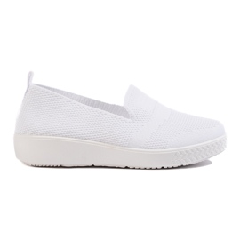 Hvide slip-on sneakers