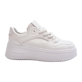 Sneakers på platformen til kvinder Øko Læder Hvid Vhisper