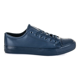 Marineblå sneakers