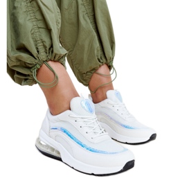 Hvide sneakers med Jelek hologram