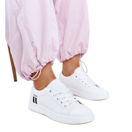 Hvide øko-læder sneakers fra Devona