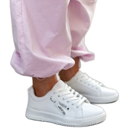 Hvide Brecht øko læder sneakers