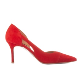 Marco Shoes Martini stiletter rød