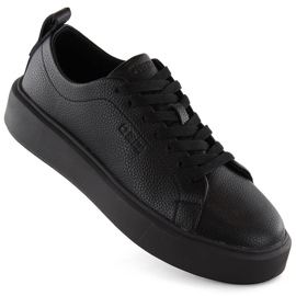 Sorte platform sportssko Big Star NN274320
