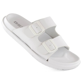 Dameflip-flops med spænder, hvid Big Star NN274A751