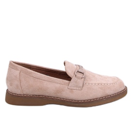 Vaux Khaki mokkasiner til kvinder beige